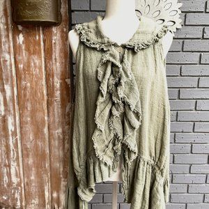 Magnolia Pearl linen top - OS